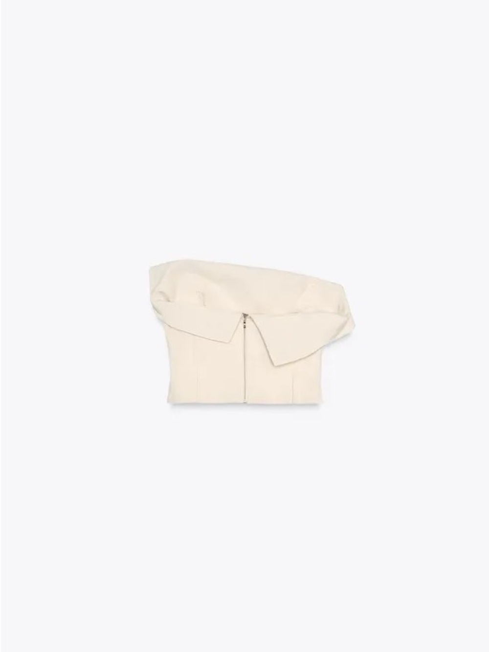 Zara ZW Collection Strapless Ruffle Top - Picture 5 of 7